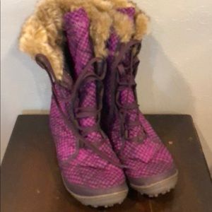 Columbia Boots with fur top
